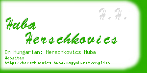 huba herschkovics business card